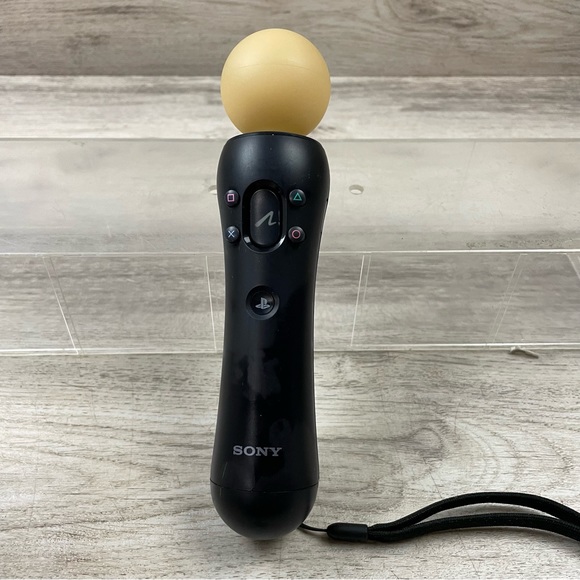 Genuine Sony Playstation Move Motion Controller Black CECH-ZCM1U Tested - Picture 3 of 9